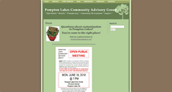 Desktop Screenshot of pomptonlakescag.org